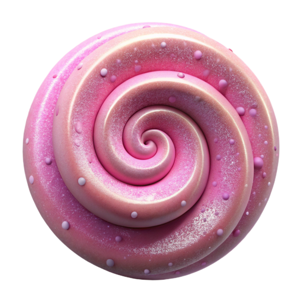 beautiful rustic Whimsical Pink Particle Spiral Isolated genuine png
