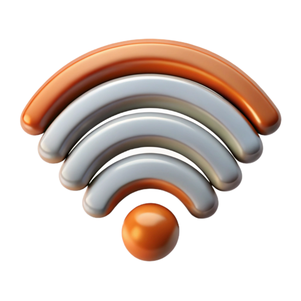 dramatic rustic Wireless Signal Strength Indicator Bars Isolated professional png
