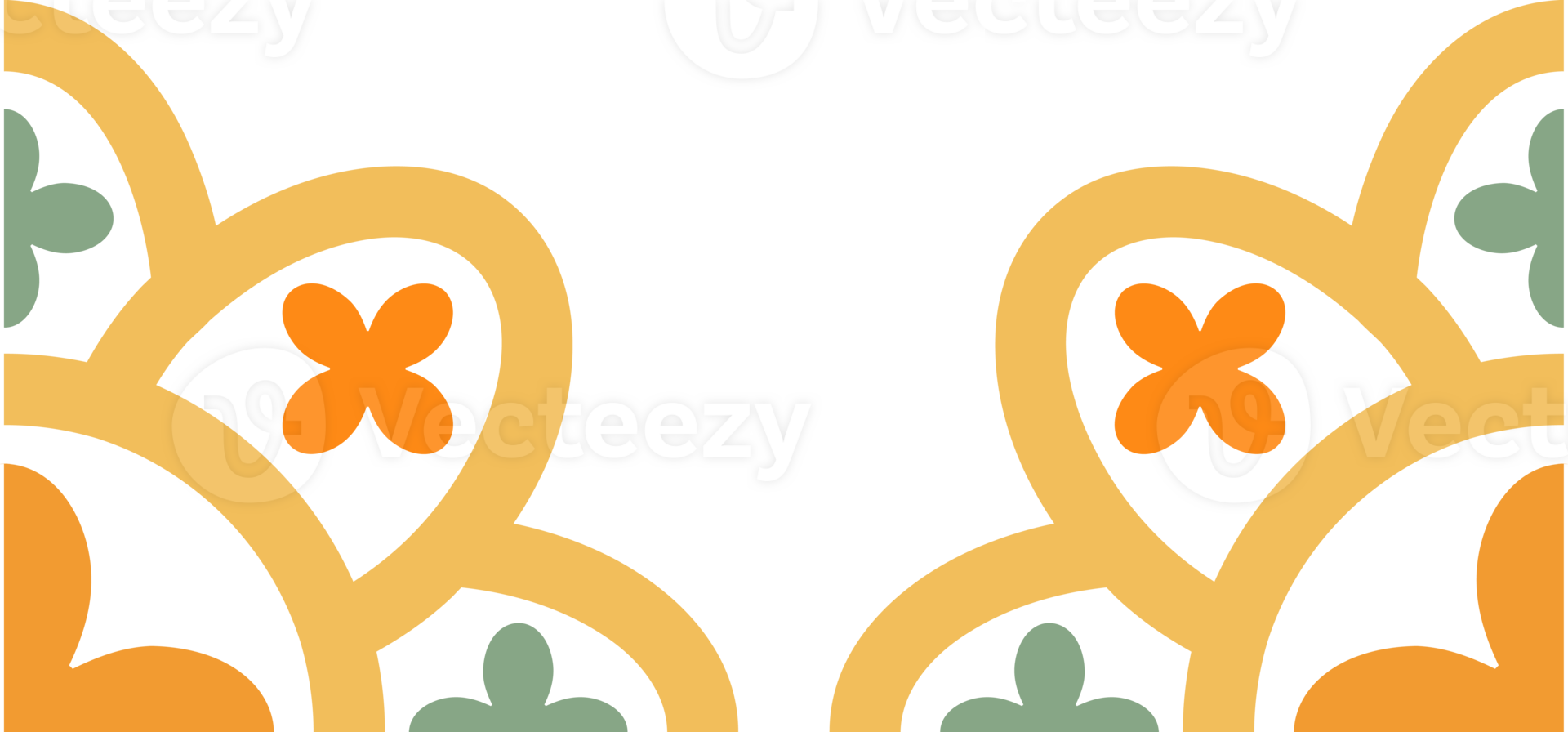 Simple Flat Petals in Bold Colors png