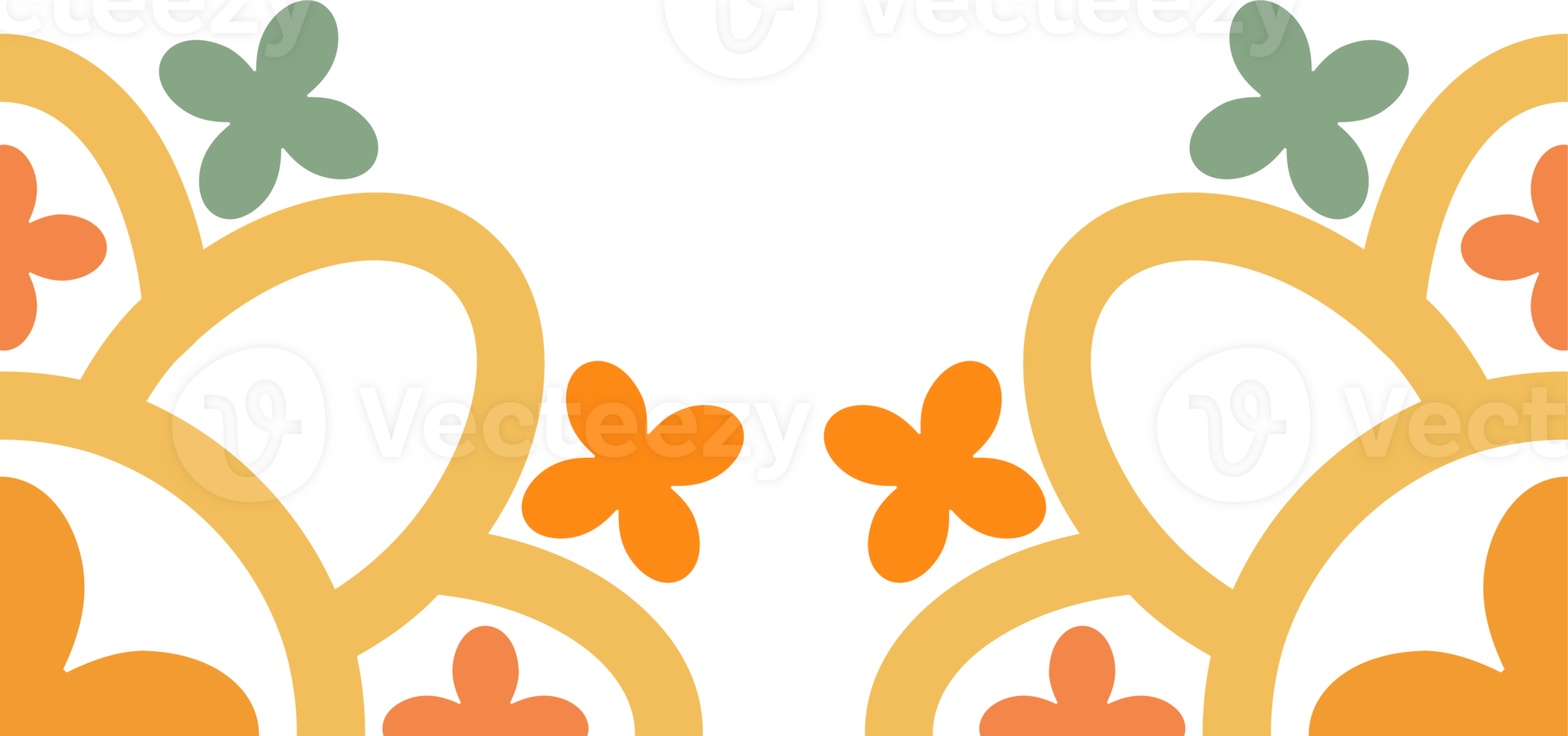 Modern Minimalism in Bold Floral Design png