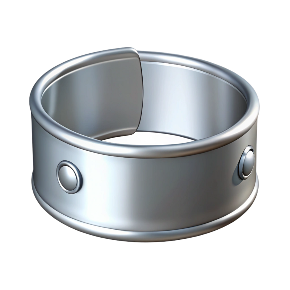 celebrateretro Silver cuff bracelet with engravedetails, metallic sheen, studio lighting, front view, isolateon transparent background,high-resolution product photography genuine png