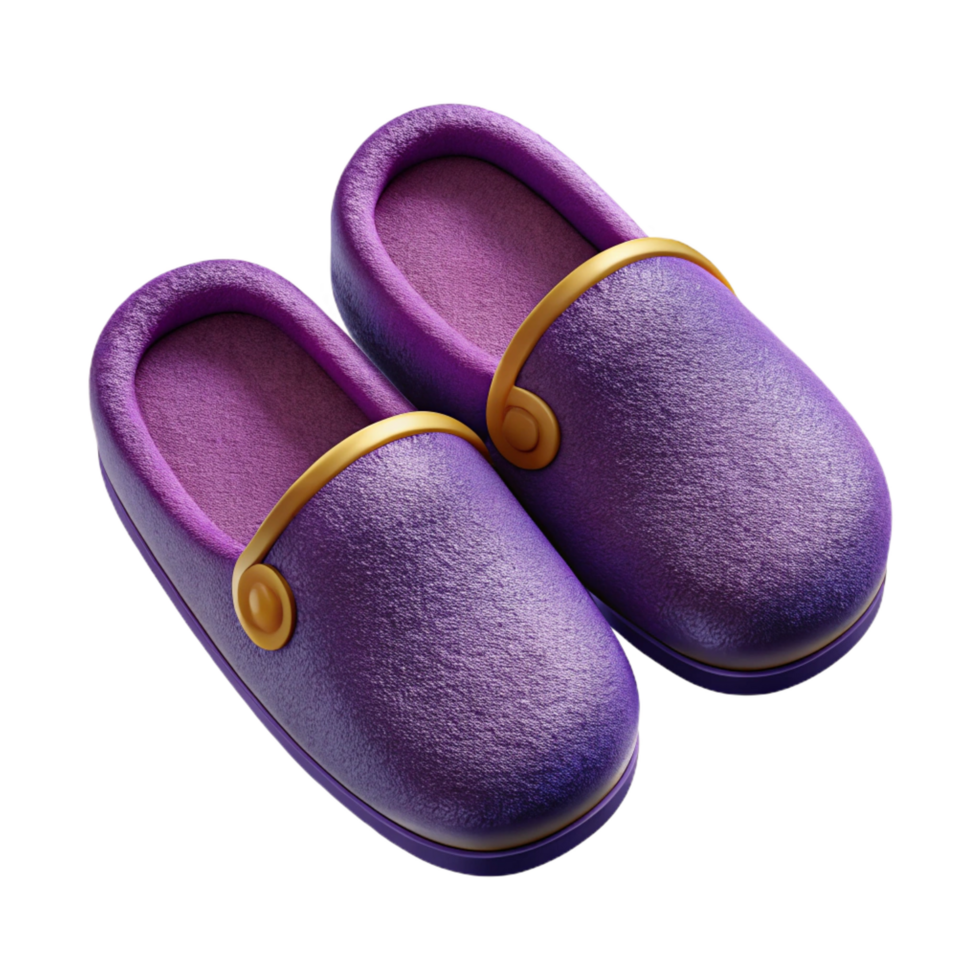 joyful stunning Pair of velvet slippers with embroideredetails, soft texture, soft lighting, top-down view, isolateon transparent background,high-resolution product photography top-tier png