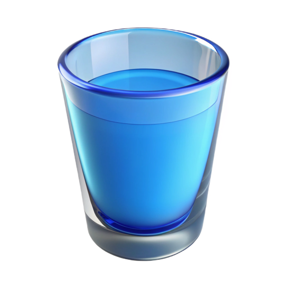 majestic contemporary Water glass, texturesurface, blue tint, soft lighting, isolateon transparent background,high-resolution product photography refined png