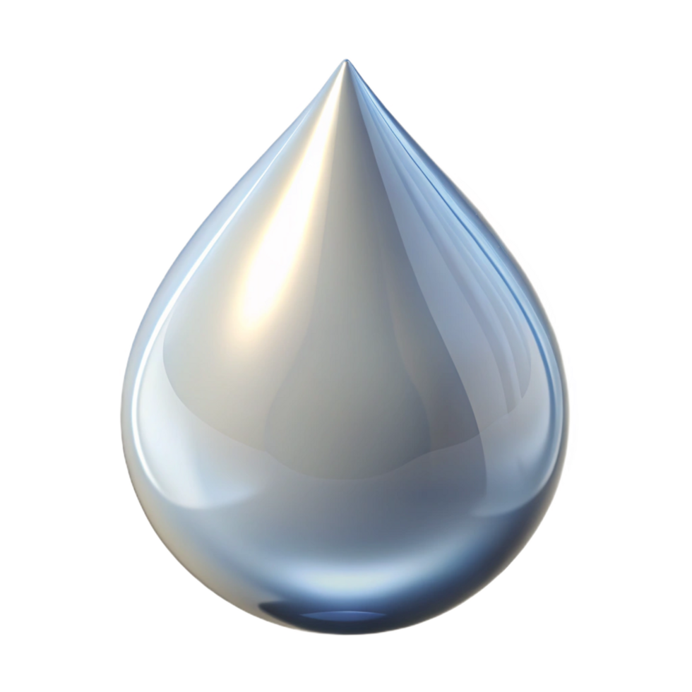 dazzling creative A single drop of clear serum, viscous texture, reflecting light, macro photography, isolateon transparent background,high-resolution product photography elite png