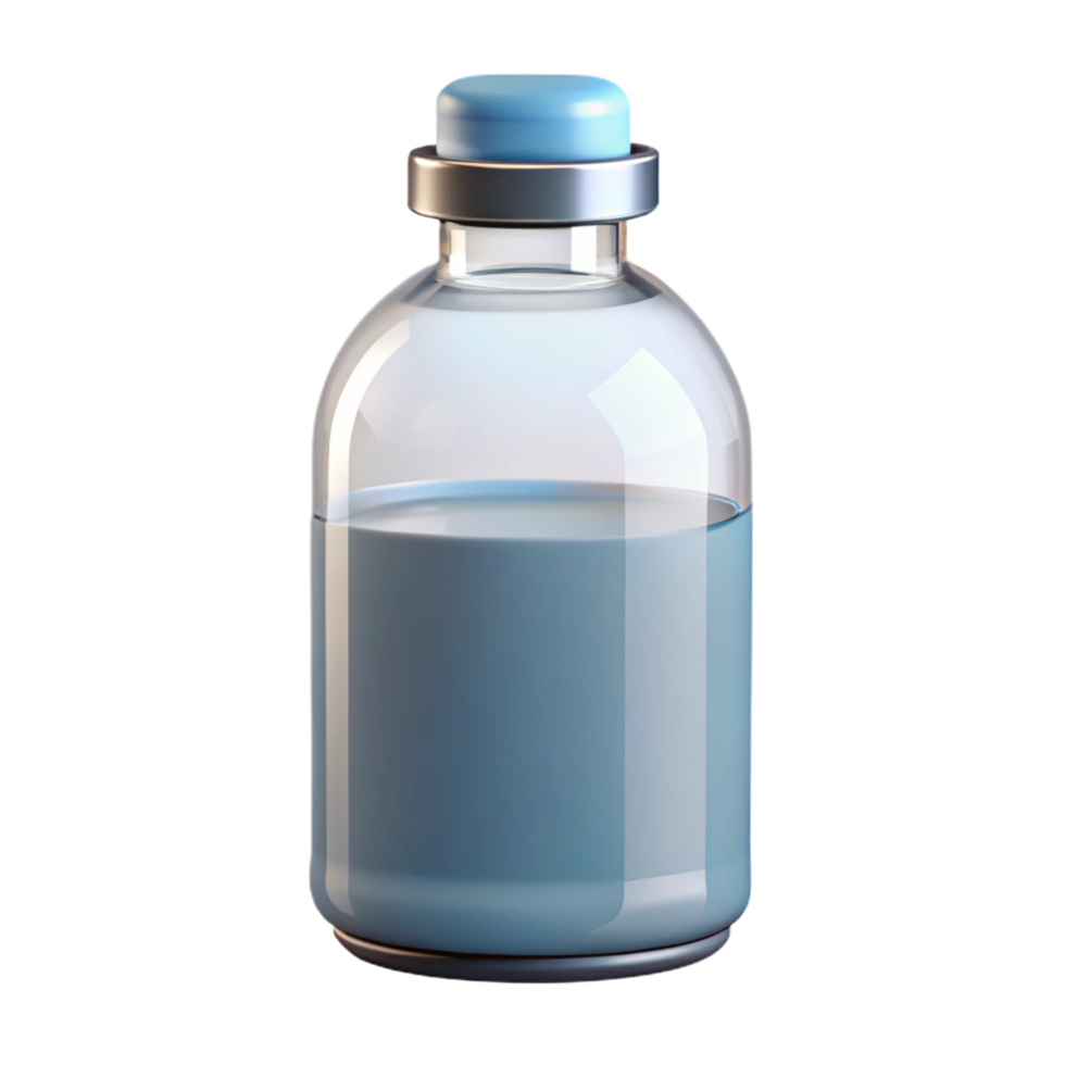 mesmerizing nostalgic victorian A bottle of micellar water, clear liquid, minimalistic design, studio lighting, front view, with transparent background,high-resolution product photography exclusive png