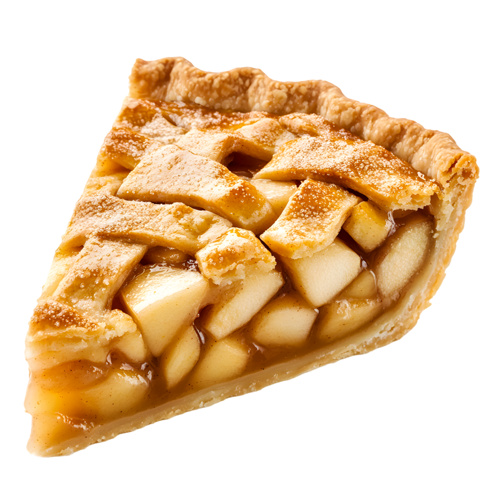 Apple Pie Slice on Transparent Background png