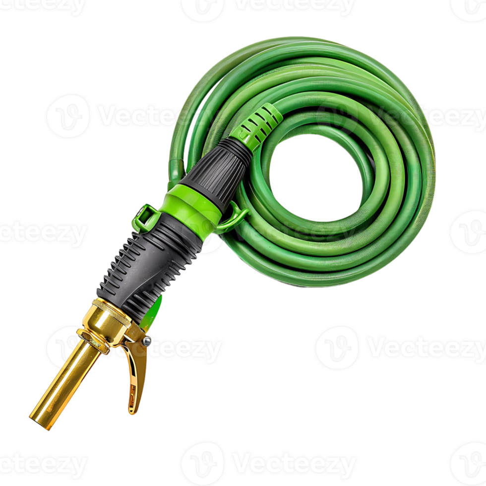 Garden Hose in Classic Green Shade png