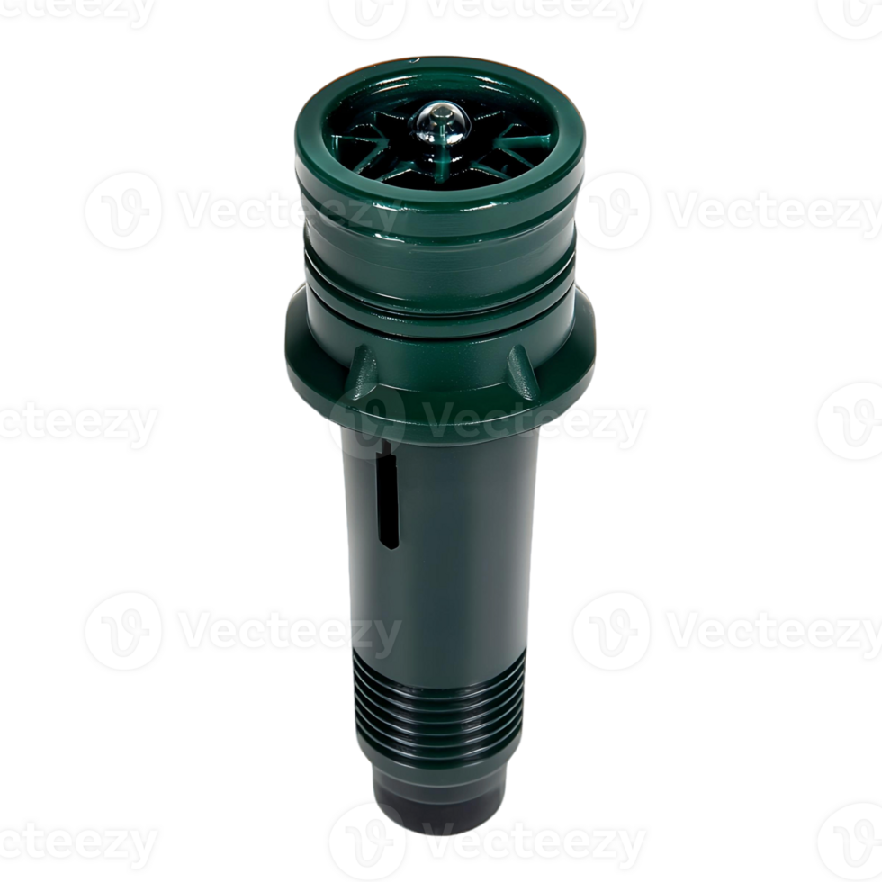 Energy Saving Light Bulb with Green Glow png