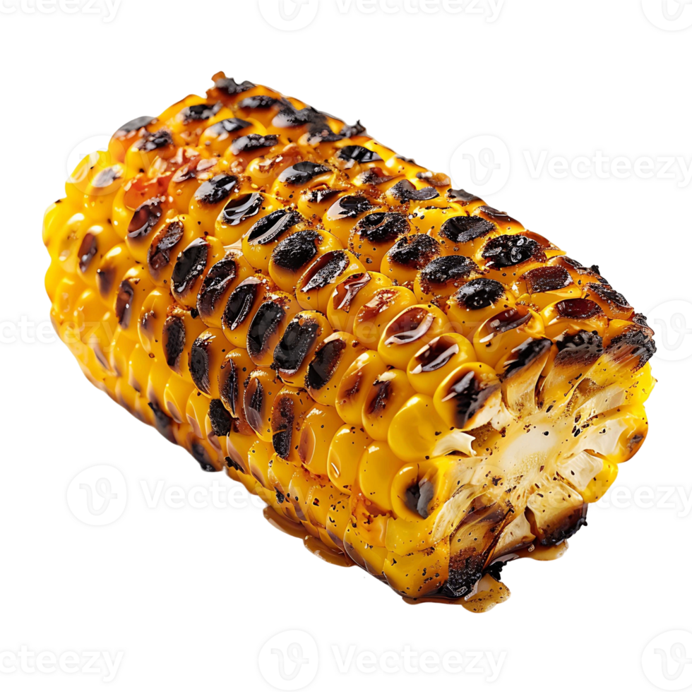 Barbecued Corn on the Cob Close View png