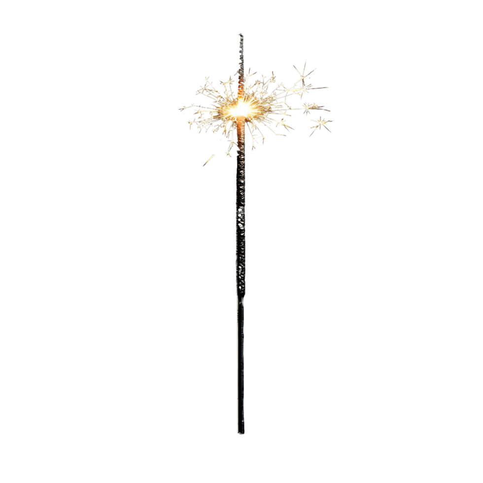Sparkler Burning in the Dark png