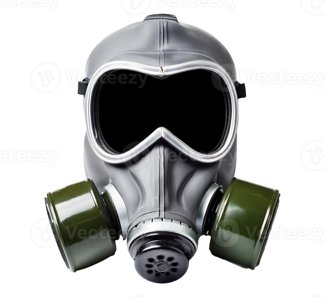 a gas mask isolated on a transparent background png