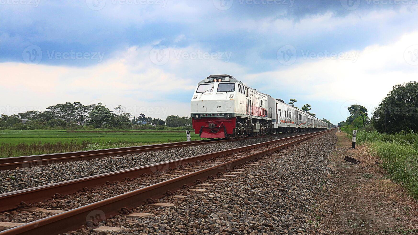 Indonesian railway train or Kereta Api Indonesia photo