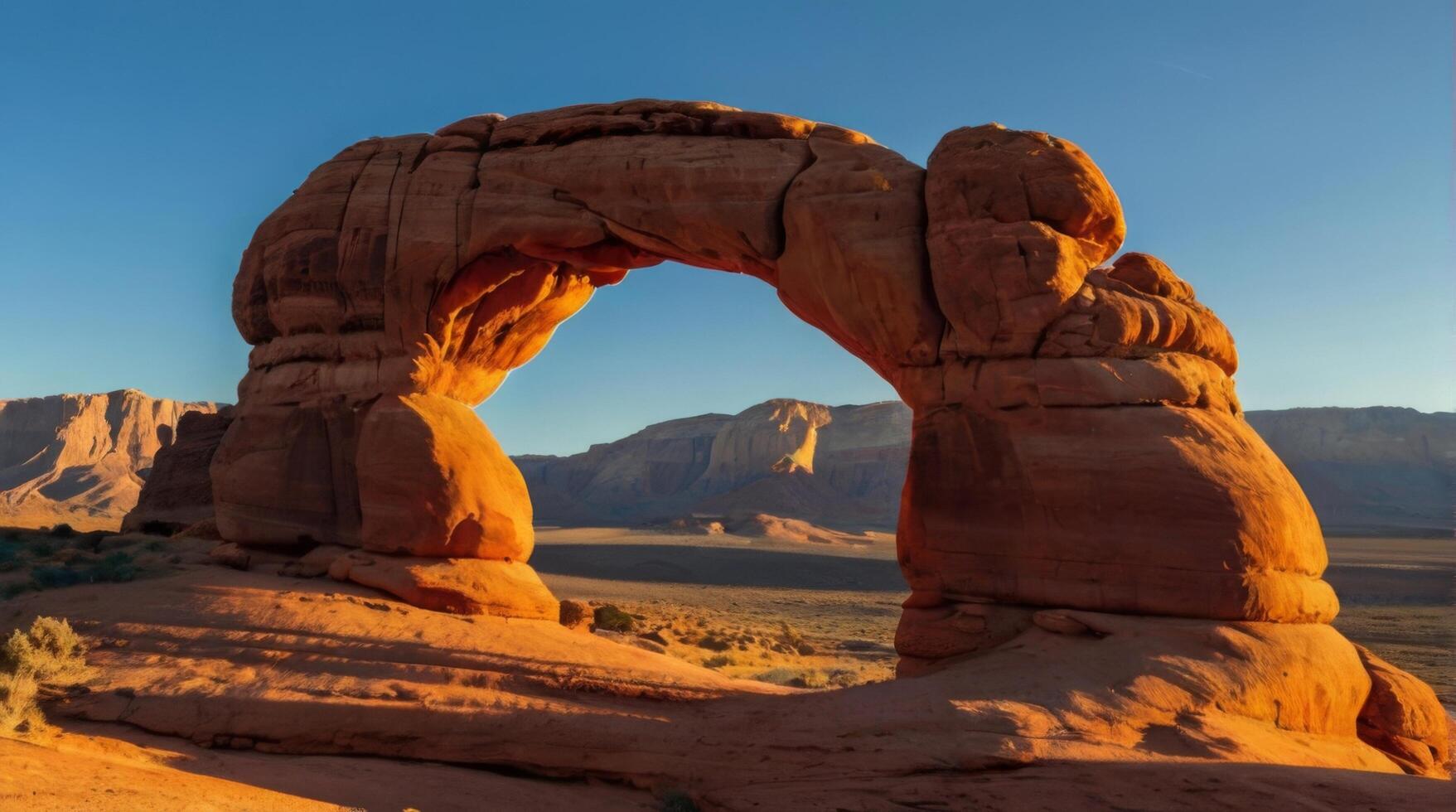 The delicate arch in arches national park, utah photo