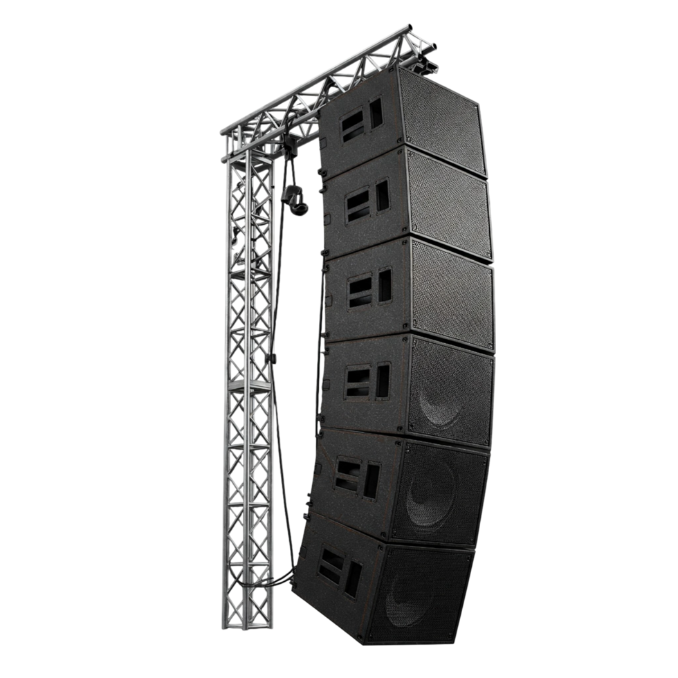 Line Array Speaker System png