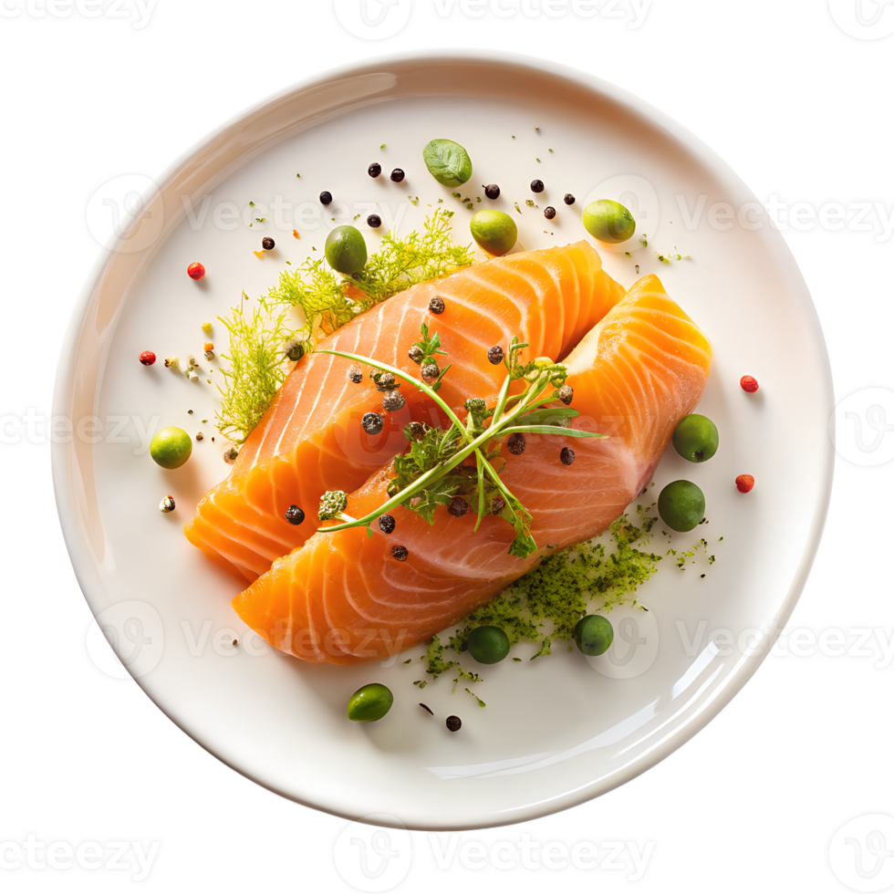 salmon with lemon png