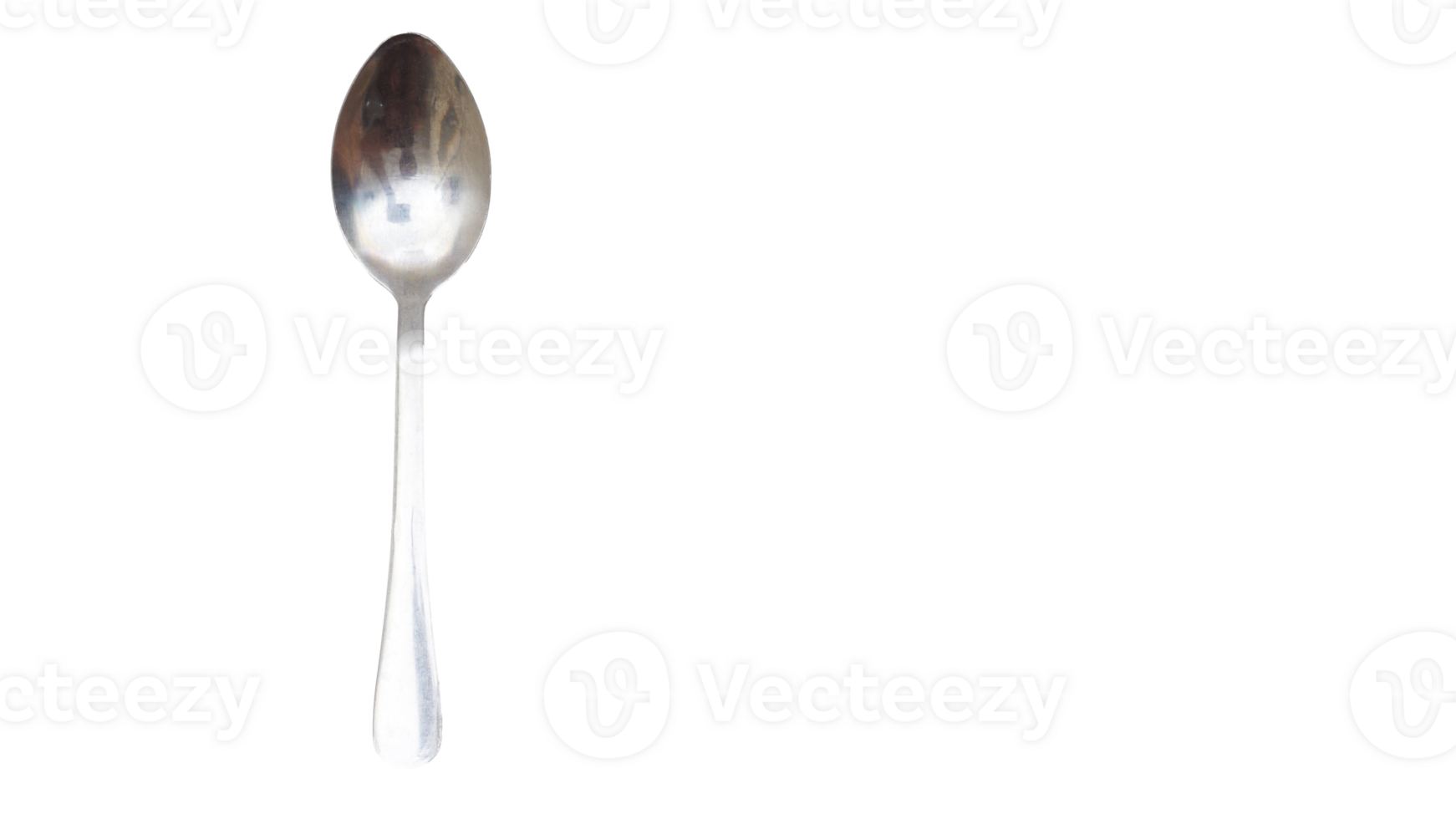 Stylish stainless steel fork isolated on transparent background png
