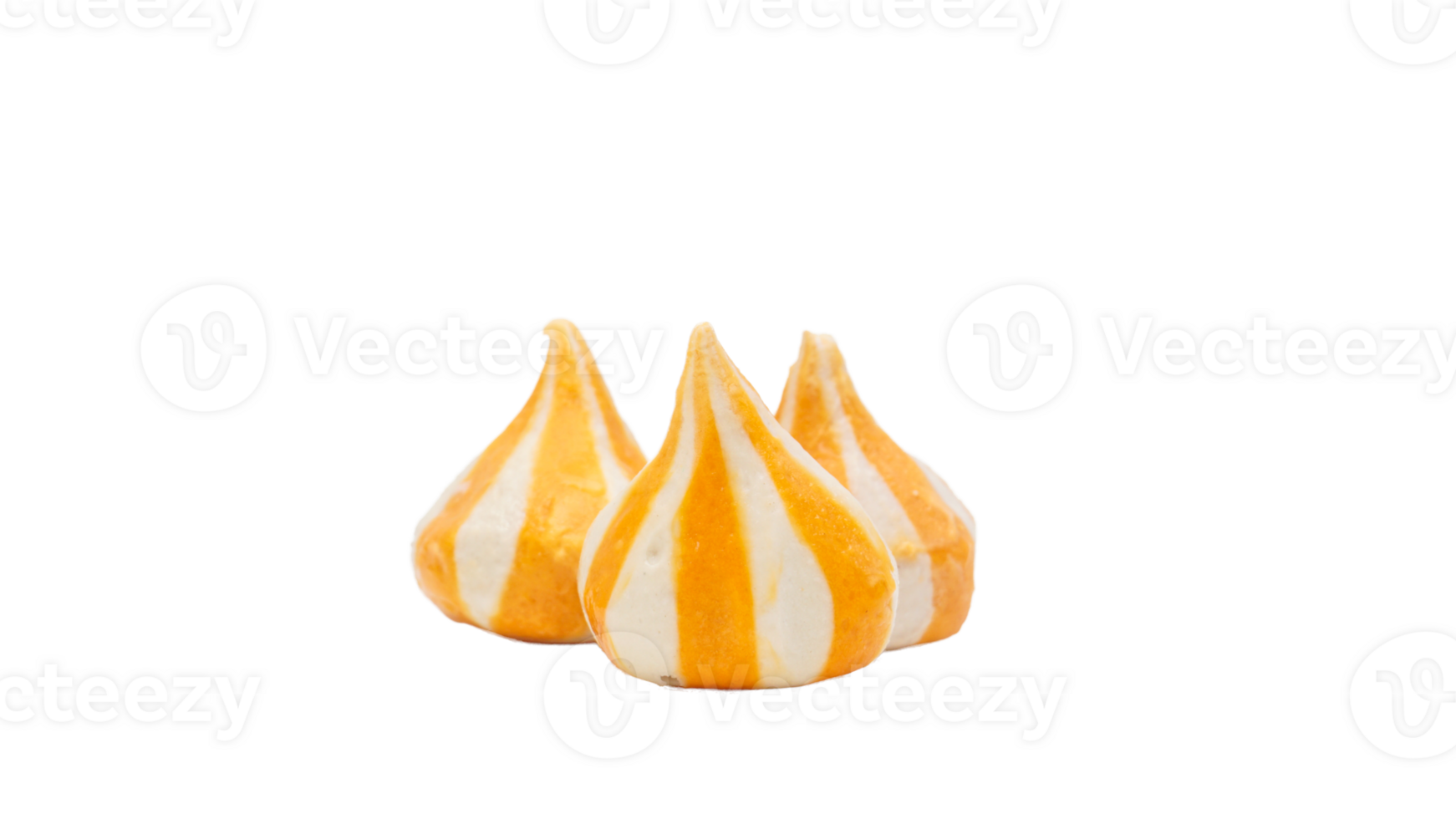 Raw fish dumpling ball stuffed with cheese isolated on transparent background png