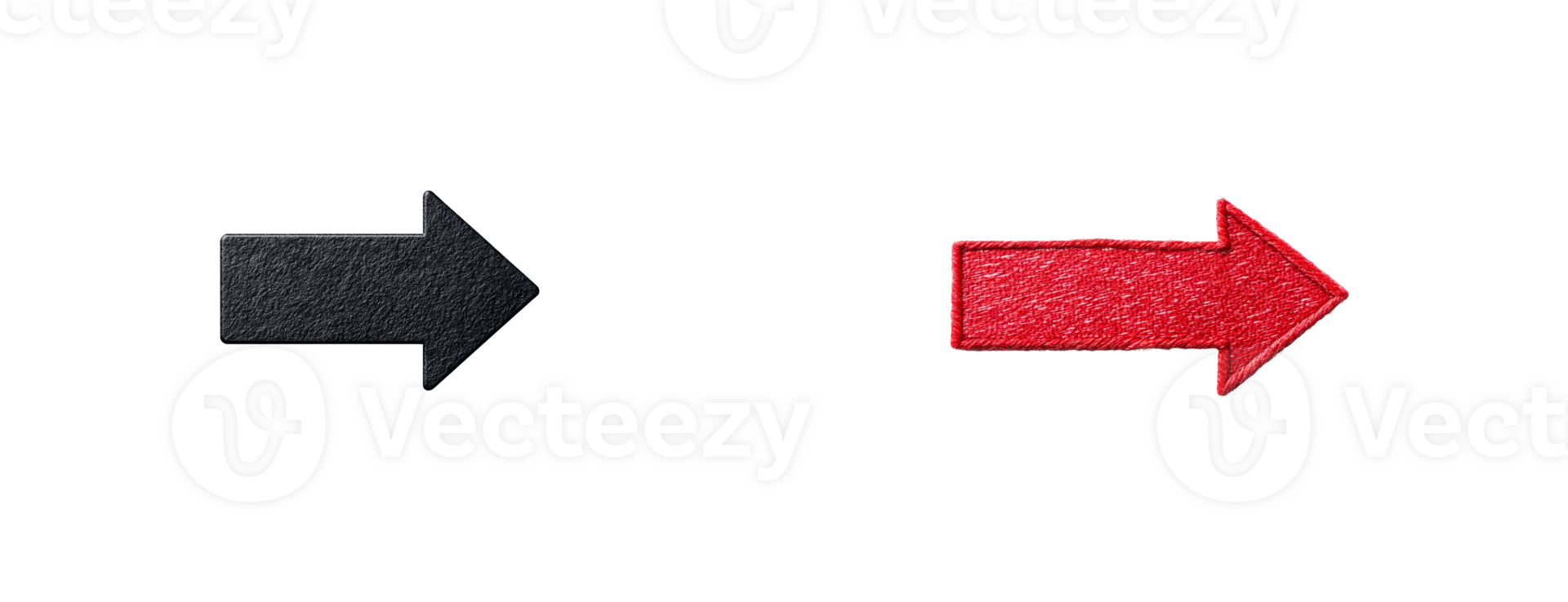 Textured Arrows Indicate Direction, Cut Out Transparent png