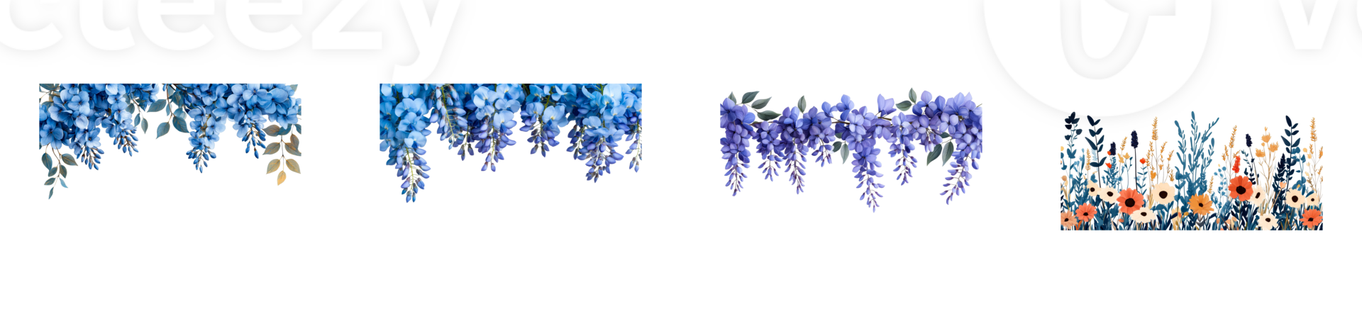 Beautiful floral designs with vibrant colors and intricate details png