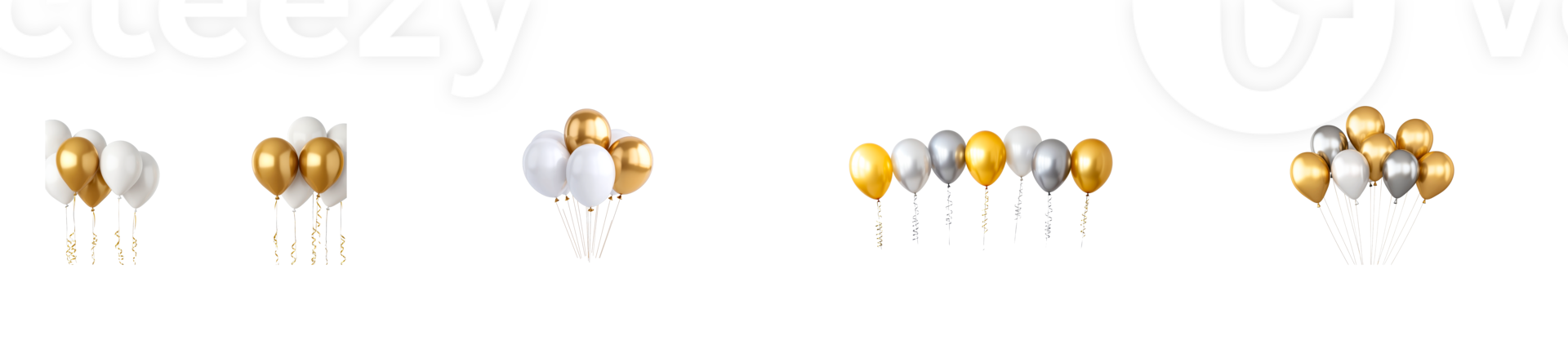 Colorful balloons floating lightly for festive celebrations and events png