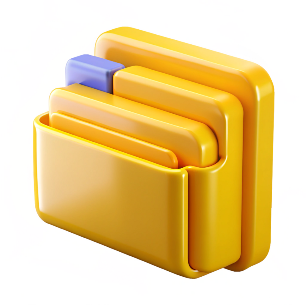 Bright 3D Rendered Cuboid Collection in Minimalist Geometric Arrangement png