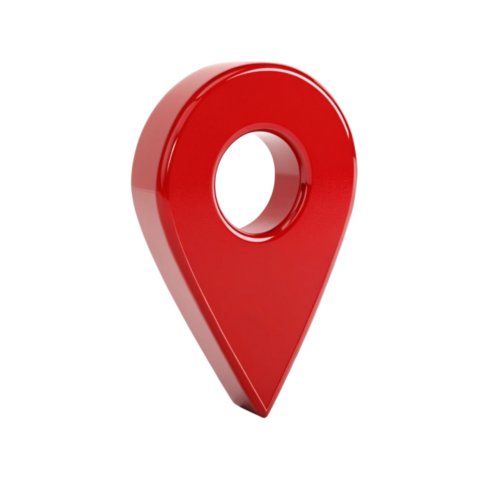 Shiny Glossy Location Pin Pointer, Navigation Icon png
