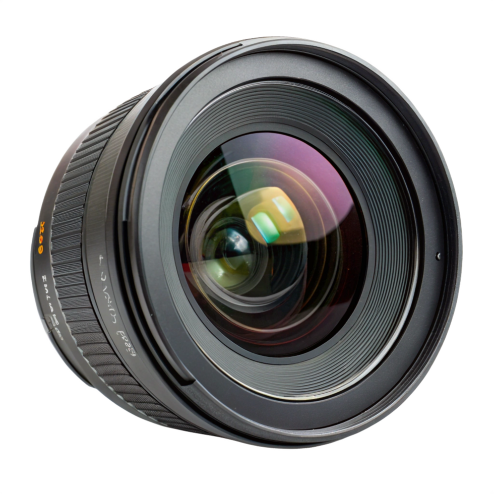 Macro Shot of Camera Lens with Multicolored png
