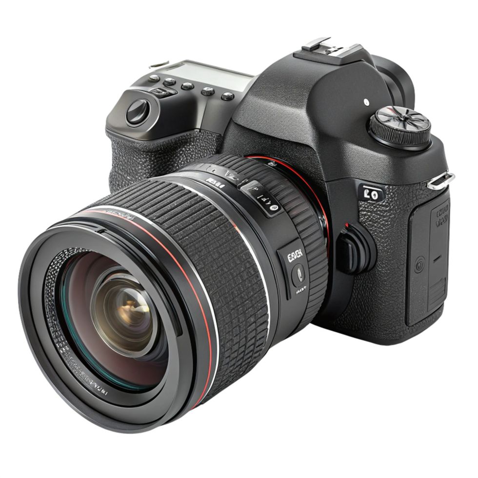 DSLR Camera with Lens Photography Equipment png
