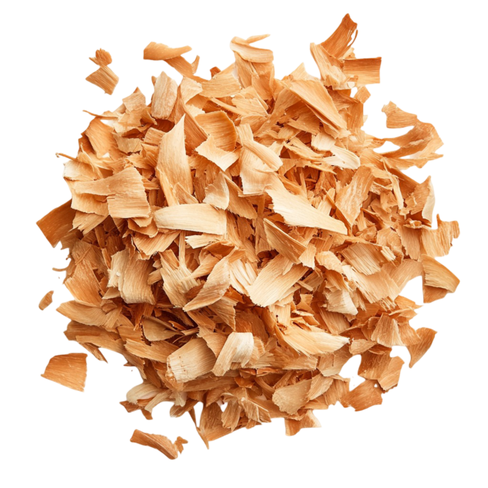 Wood Shavings Isolated on Transparent Background png