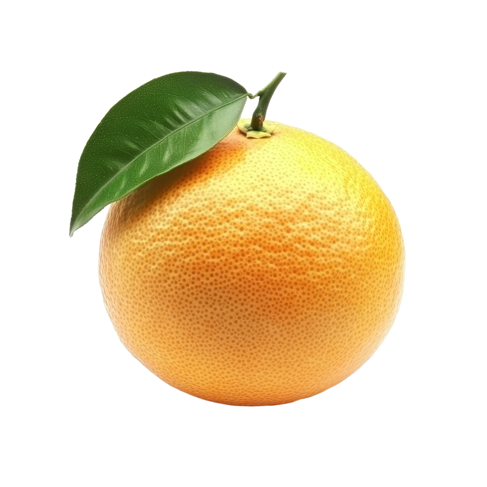 Fresh grapefruit isolated on a clean transparent background showcasing its vibrant color and natural texture, Grapefruit isolated on transparent background png