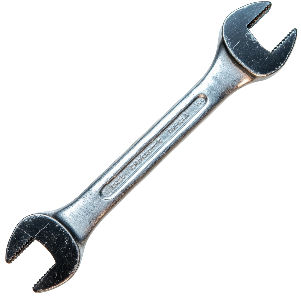 Spanner tool isolated on a clean backdrop for detailed examination and practical demonstration, Spanner tool isolated png