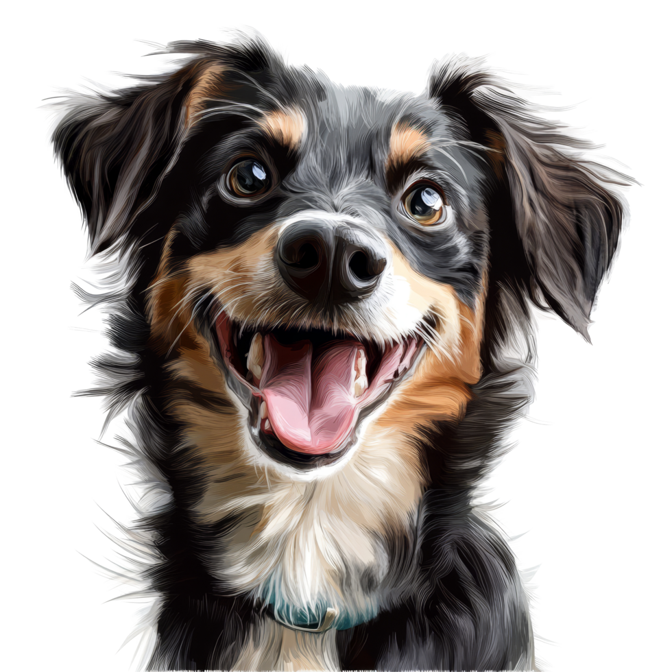 Happy dog smiling brightly in an outdoor setting on a sunny day, radiating joy and playfulness all around, Happy dog transparent png