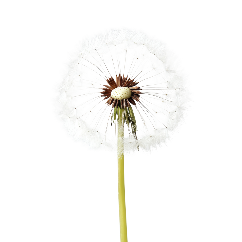 Delicate dandelion cutout against a pristine transparent background showcases natures intricate beauty and simplicity in a minimalist style, Branch of delicious Mandarin on transparent background png