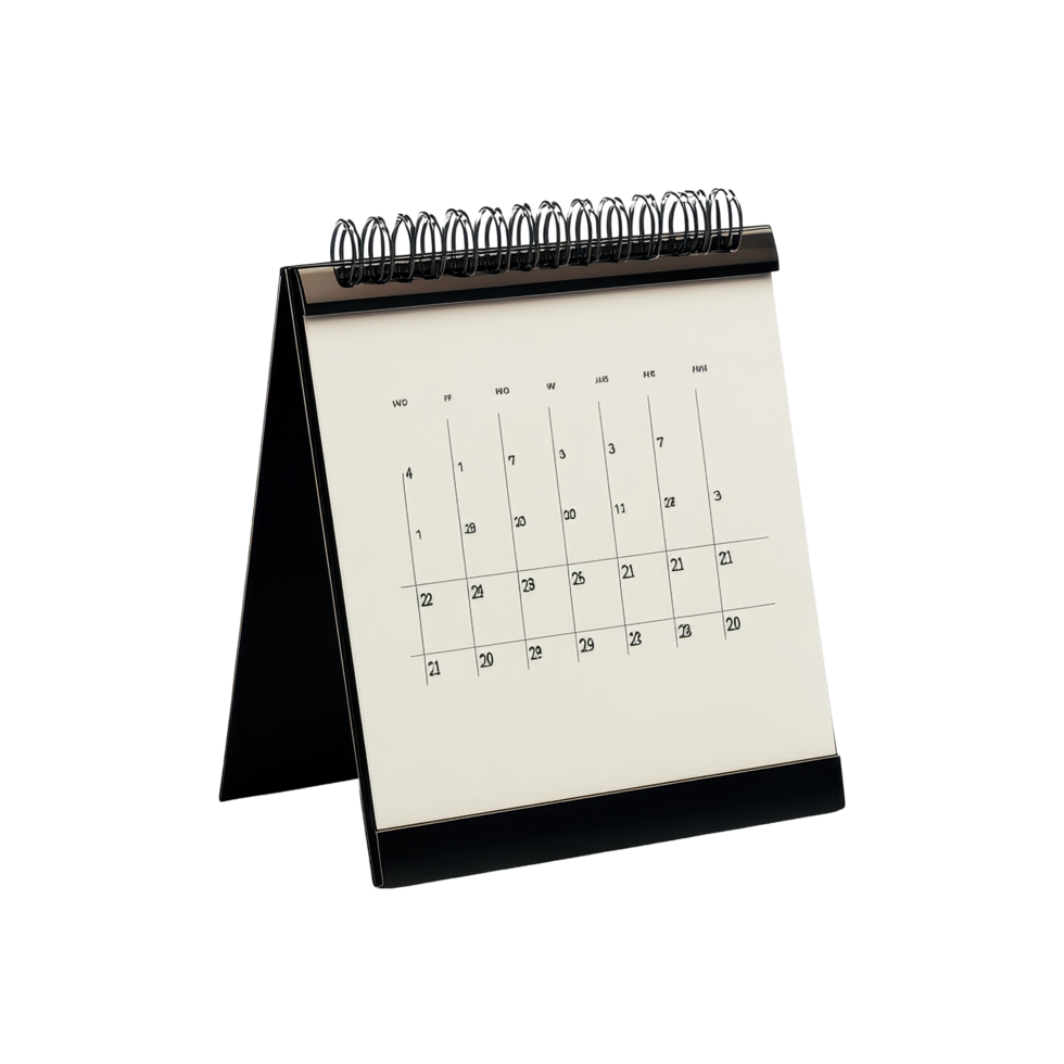 Table calendar for November on a Transparent background showcasing days of the month and simple design, table calendar 2025 november isolated on White background png