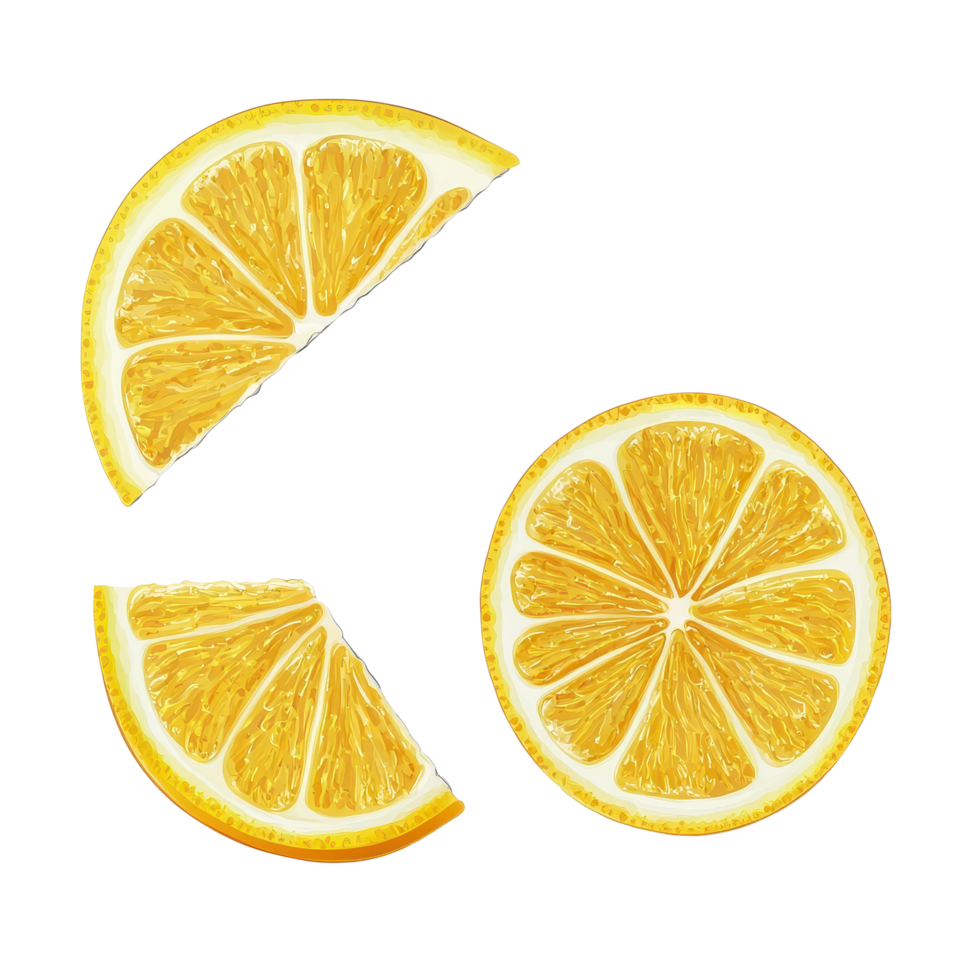 Fresh and juicy half lemon with sliced segments isolated on white background for culinary use, half and slice lemon isolated, Fresh and Juicy Lemonwhite background png