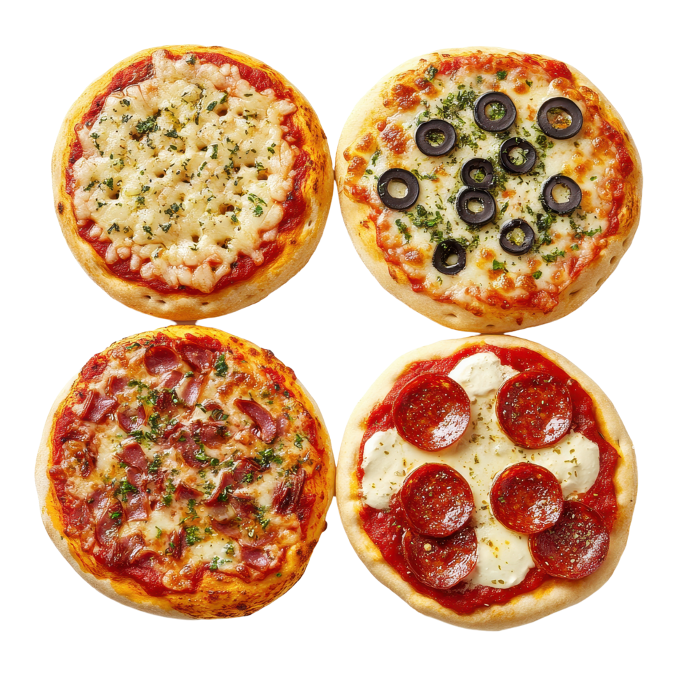 Minis pizzas