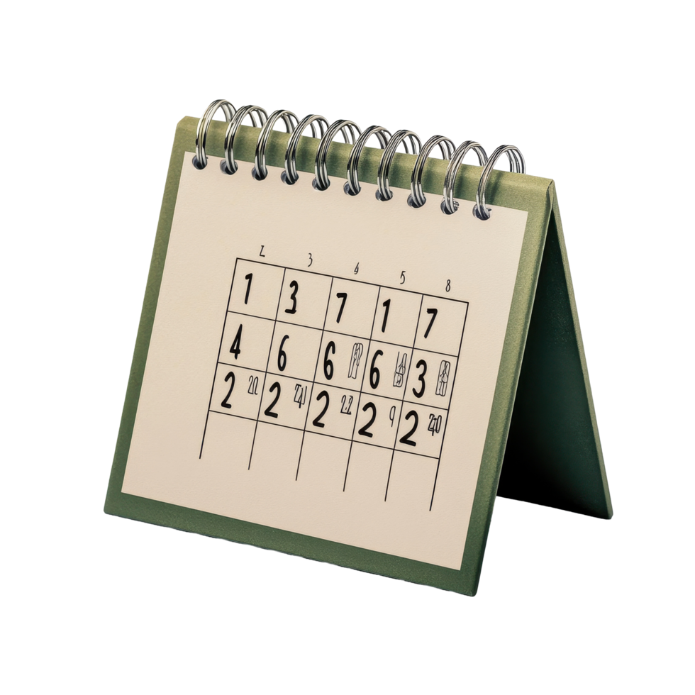 Calendar page for August displayed with clear layout on a Transparent background, table calendar 2024 august isolated on White background png