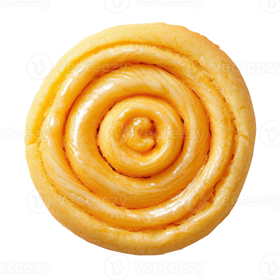 Cinnamon roll sweet on a transparent background png