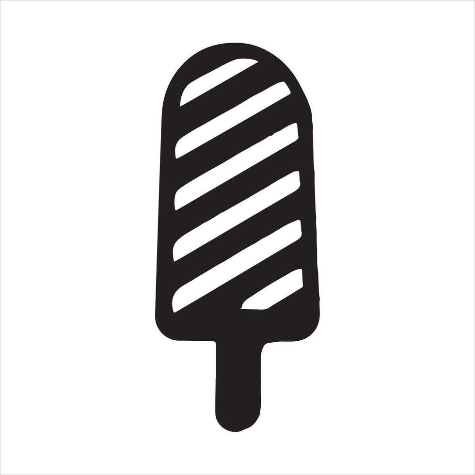 A Ice Lolly silhouette vector