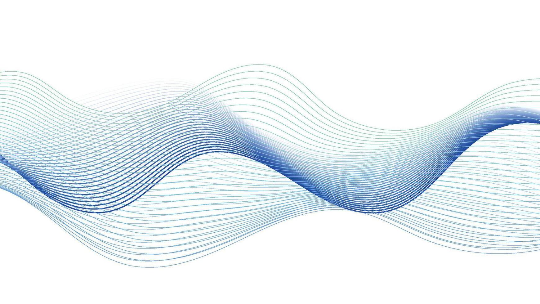 Modern Dynamic Flowing Lines for Digital Background vector