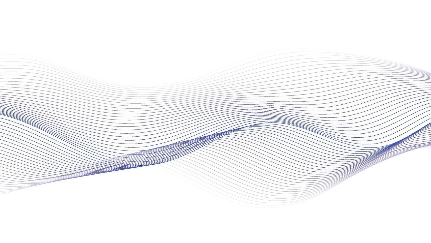Minimalist Abstract Wave Lines in Soft Purple Gradient vector