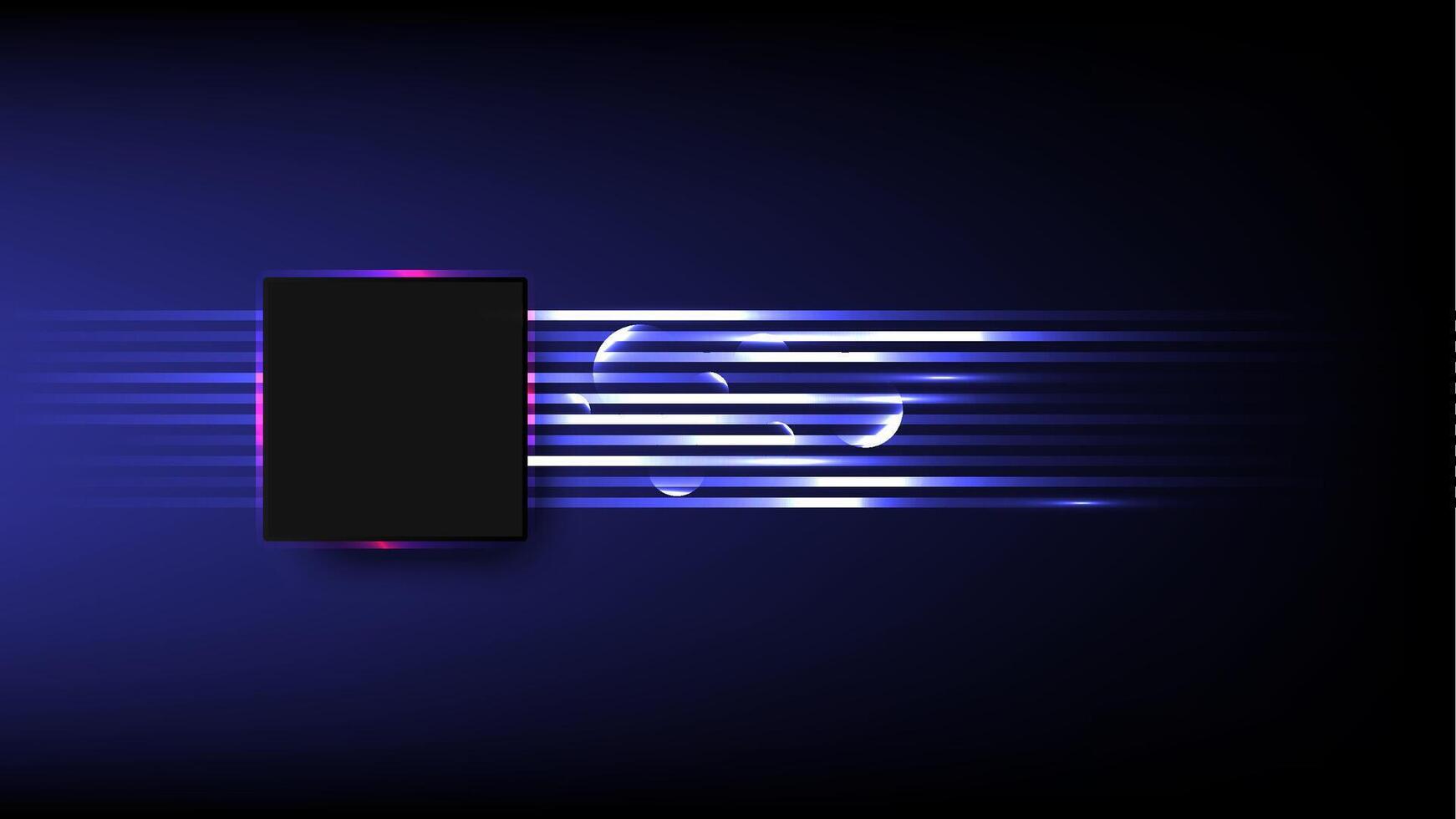 Futuristic Technology Digital microchip, Central Computer Processors CPU concept vector