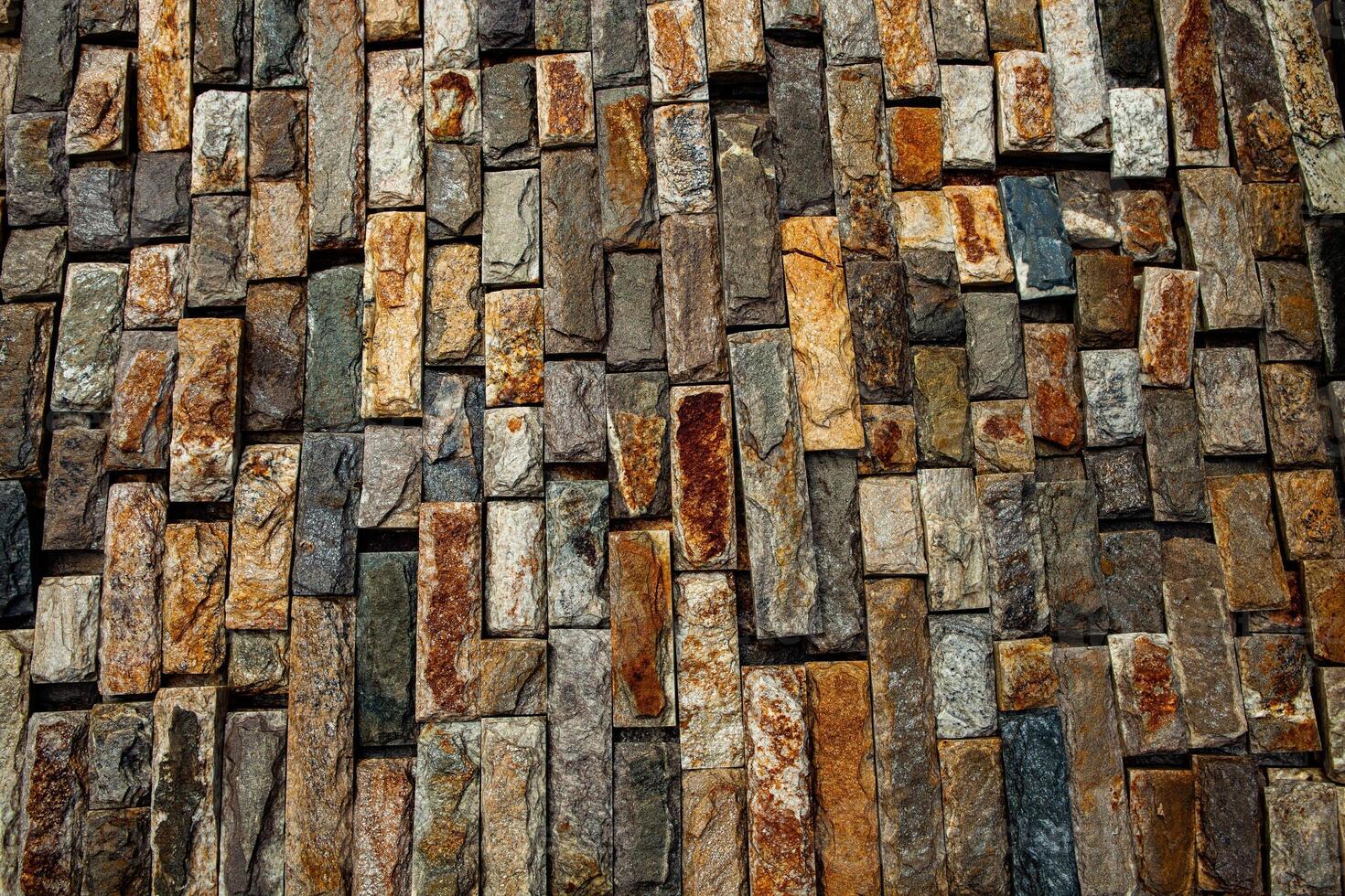 Old Stone Wall Texture with Rustic Patterns photo