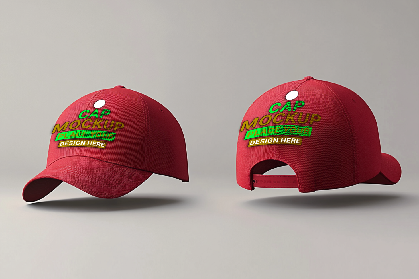 Fashion forward gaming cap and mockup hats in stylish hat apparel with sporting hat and men caps view psd