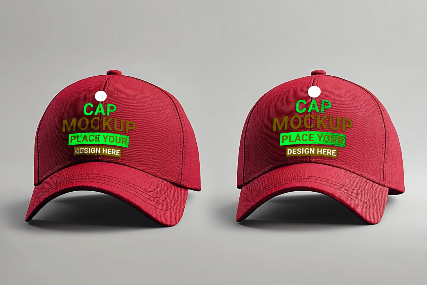 Protective mockup hats and sporting hat with bob cap men caps in stylish hat apparel for headgear psd