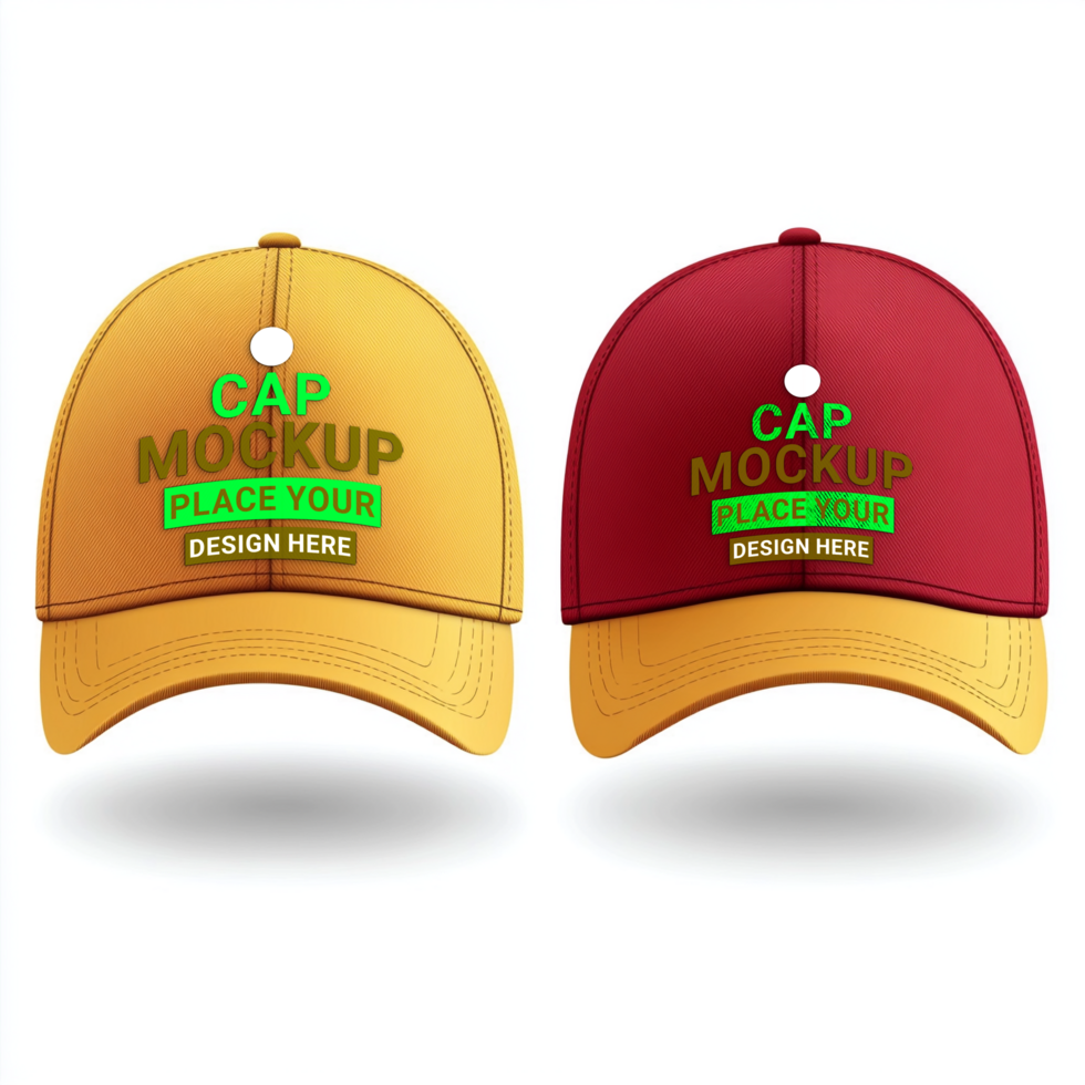 Bob cap and wooly hat with mockup hats apparel mockup and stylish hat apparel for men caps psd