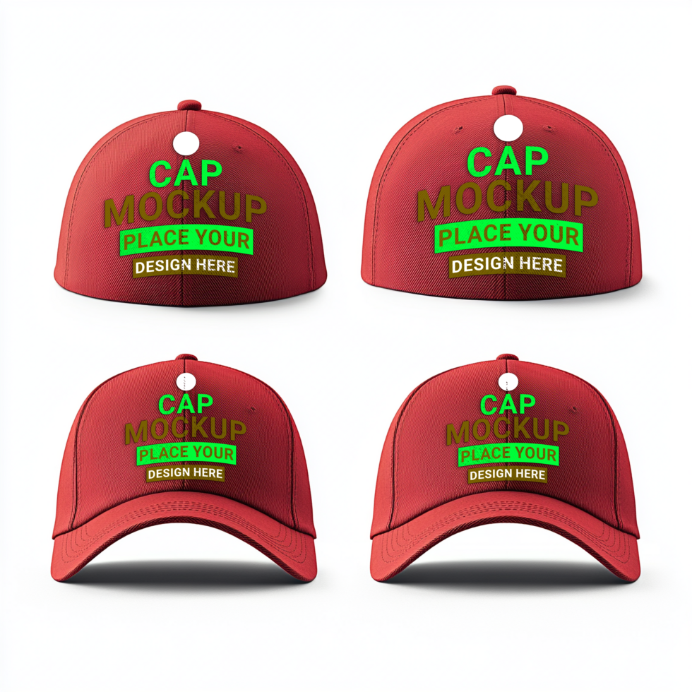 Trend mockup hats men caps bob cap and wooly hat apparel mockup with stylish hat apparel setup psd