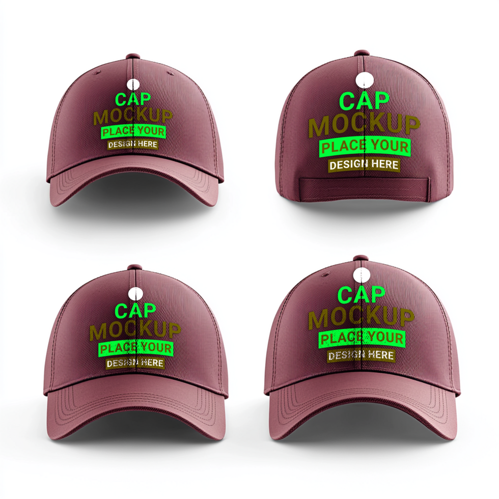 Bob cap mockup hats for men caps in wooly hat and stylish hat apparel for apparel mockup design psd
