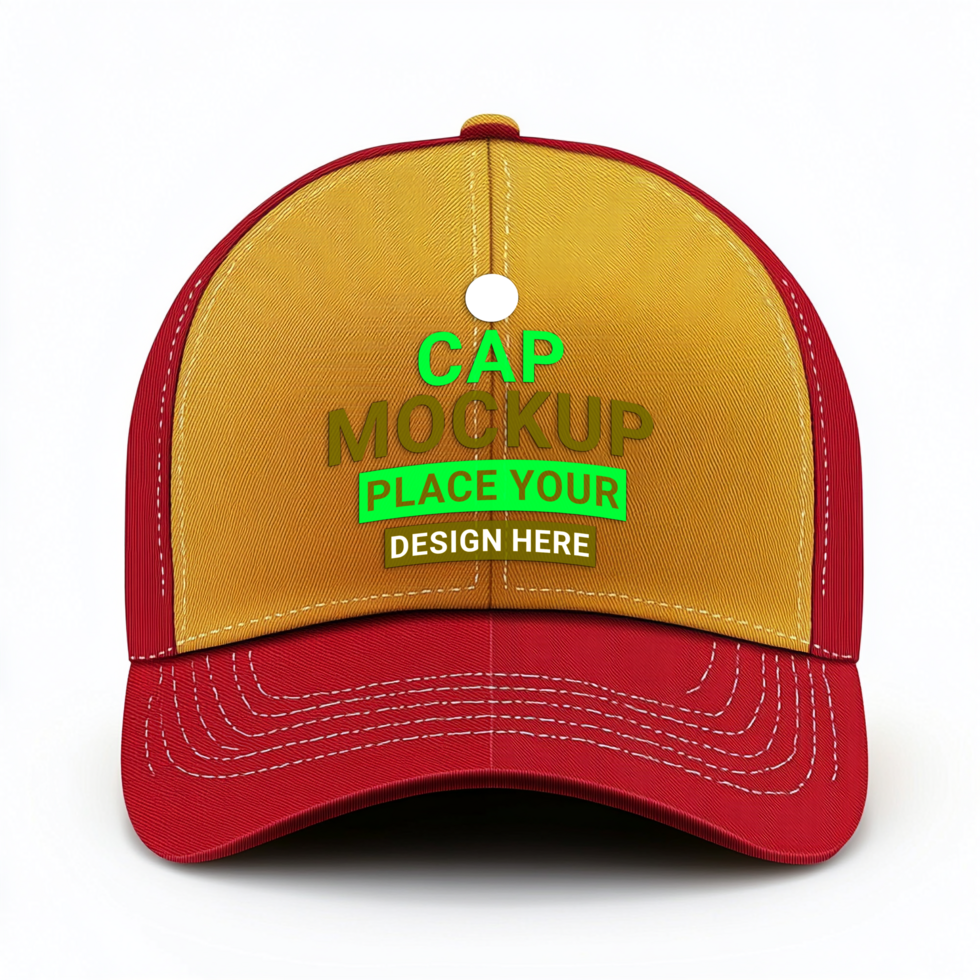 Clean mockup hats and men caps design with wooly hat headgear and stylish hat apparel view psd
