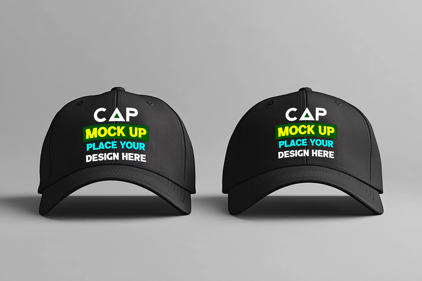 Menswear headgear with black cap mockup hats and stylish apparel mockup wooly bob cap psd